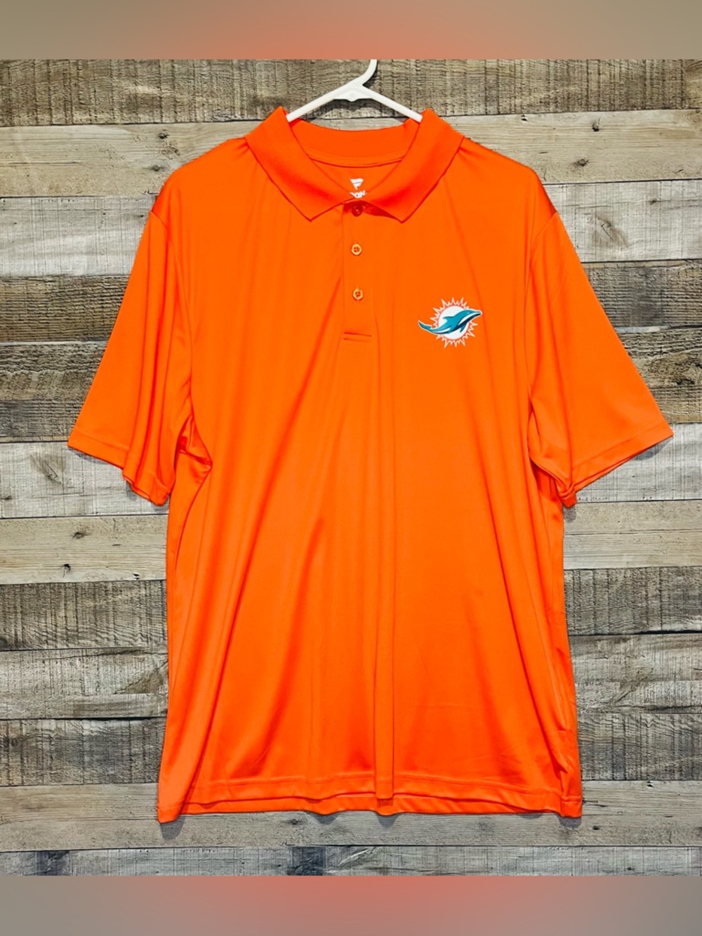 Fanatics Orange Men’s Miami Dolphins Polo Shirt